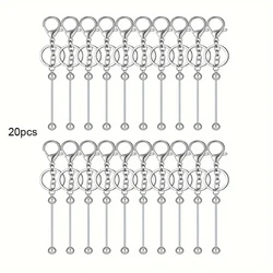 Beadable Keychain Kits Beaded Keychain DlY Keychain Pole Charm,Beaded Keychain Cute Pendant Ornament Ornament Set