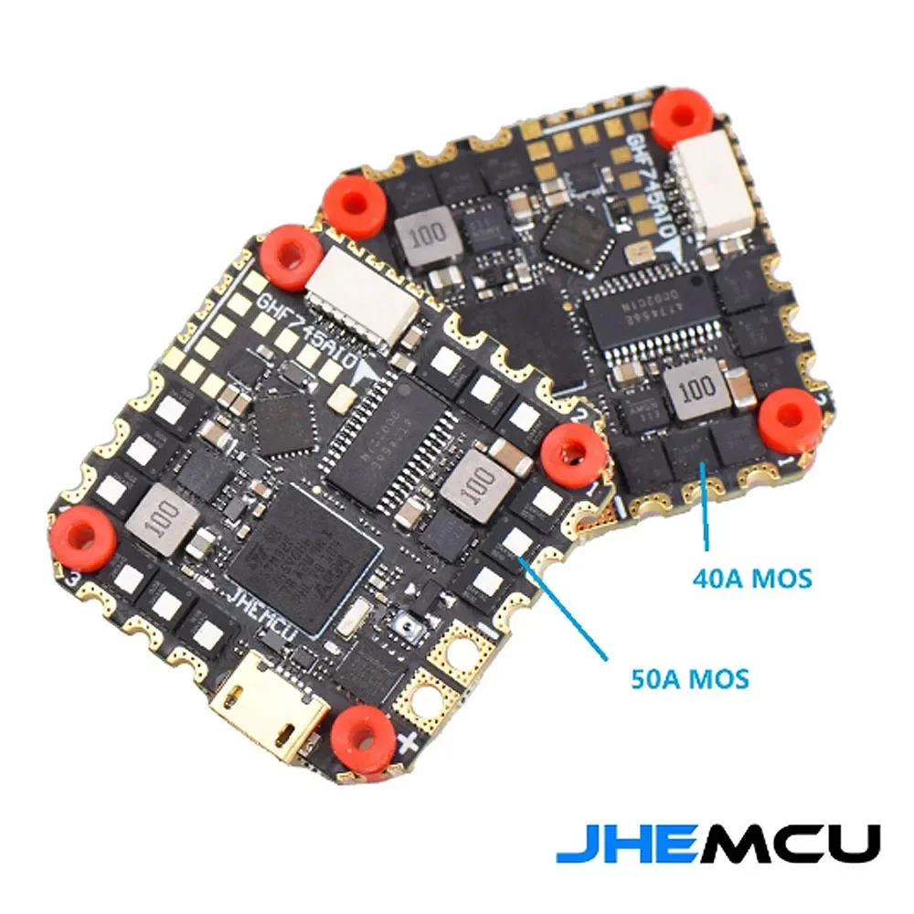 JHEMCU GHF745 AIO MPU6000 F745 Flight Controller Blheli32 G071 40A/50A 4 in1 ESC 25,5x25,5mm 3-6s for fpv freestyle drone