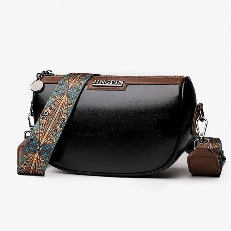 Vintage Female Small Shoulder Messenger Bag Ladies 2024 Fashion Soft Leather Crossbody Phone Bags for Women Versatile Handbag