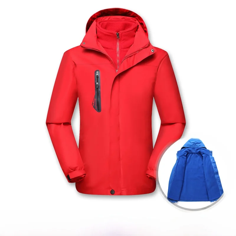 

Утепленная водонепроницаемая флисовая куртка для мужчин на осень-зиму, съемная, для активного отдыха, ветрозащитная, молодежная, модная, стильная.