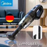 Midea 69980000pa Car Vacuum Cleaner 120W High Power USB Charge Handheld Cordless Vacuum Cleaner Strong Suction Car Home New 2025