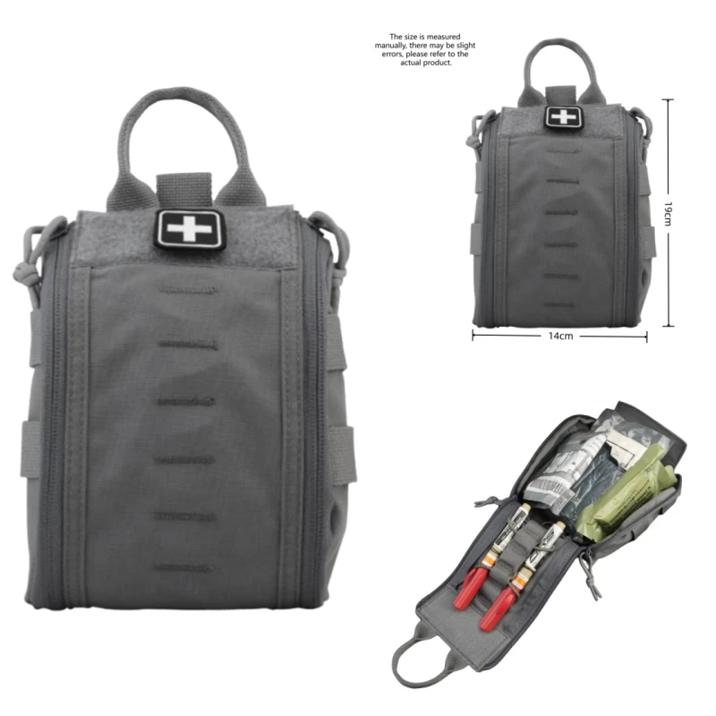 多機能屋外緊急救助キット、迅速対応救急用品収納バッグ