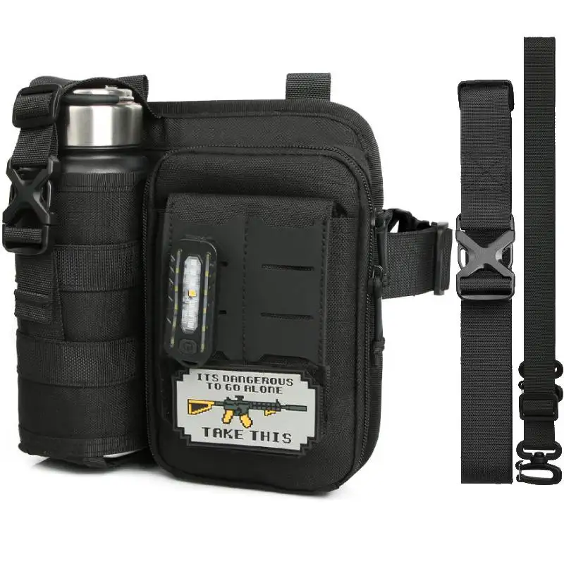 

Тактическая нагрудная сумка Molle для скалолазания, рукав для бутылки с водой, универсальная поясная сумка, мужская поясная сумка для походов на открытом воздухе, пешего туризма, спортивной рыбалки