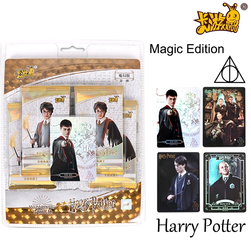 KAYOU Harry Potter Card Magic Edition Collection Kid Board Game Rare Hero Bronzing Flash LR Card Children Fan Holiday Gift