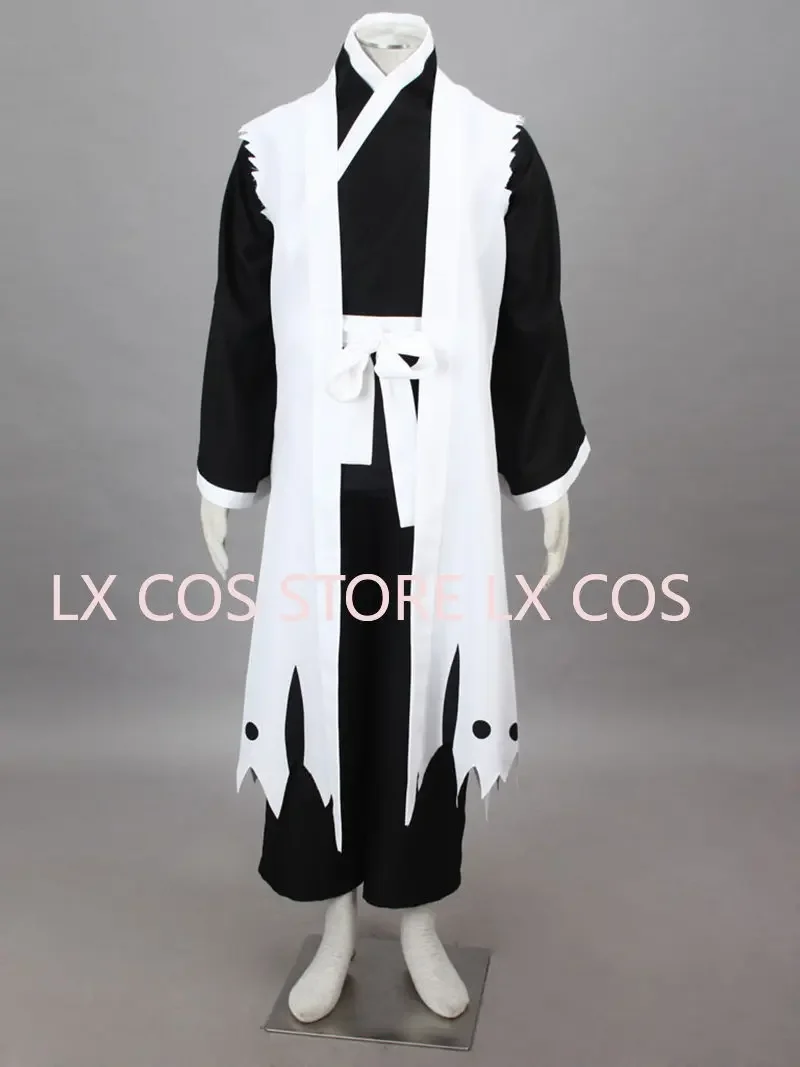 Anime  Gotei Thirteen Kenpachi Zaraki Captain of the 11th Division Soul Reaper Kimono Cosplay Costumes