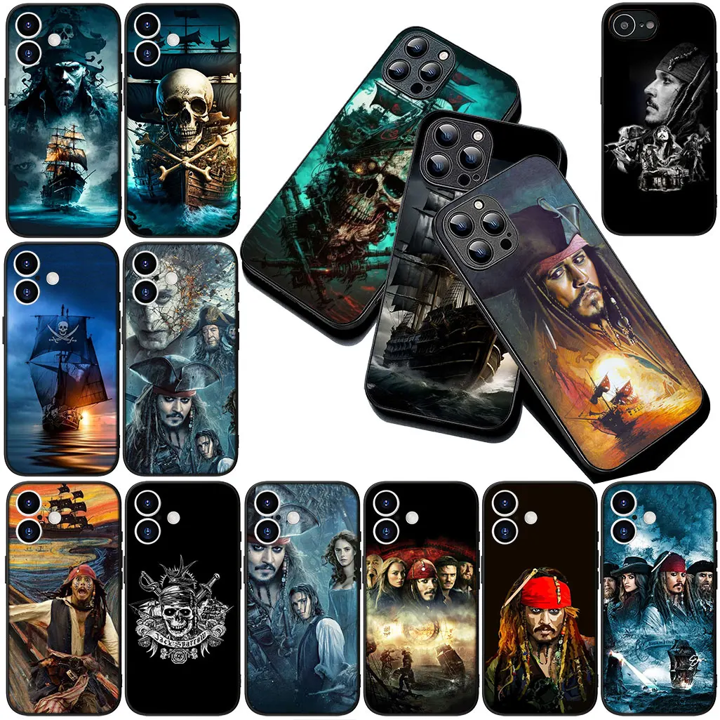Чехол для телефона Apple iPhone 13 12 Mini 14 Pro Max Plus SE 2022 SE3 SE2 XR XS Captains Jack Sparrows P-Pirates of the Caribbeans