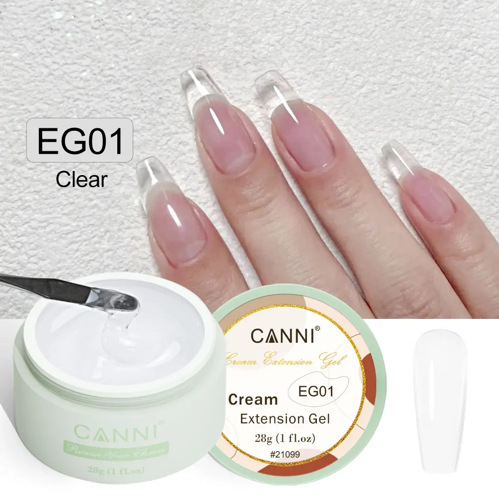 28g Venalisa Canni Cream ExtentionGel No Buring Fast Building Soak off UV Construction Semi Permanent Nail Gel Polish French Gel