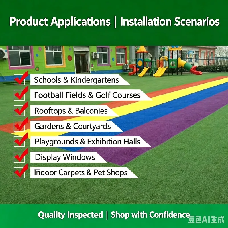 100cmx100cm Artificial Turf Carpet, Realistic Indoor Washable Grass,Outdoor Patio Lawn Decor Easy To Clean with Drainage Holes
