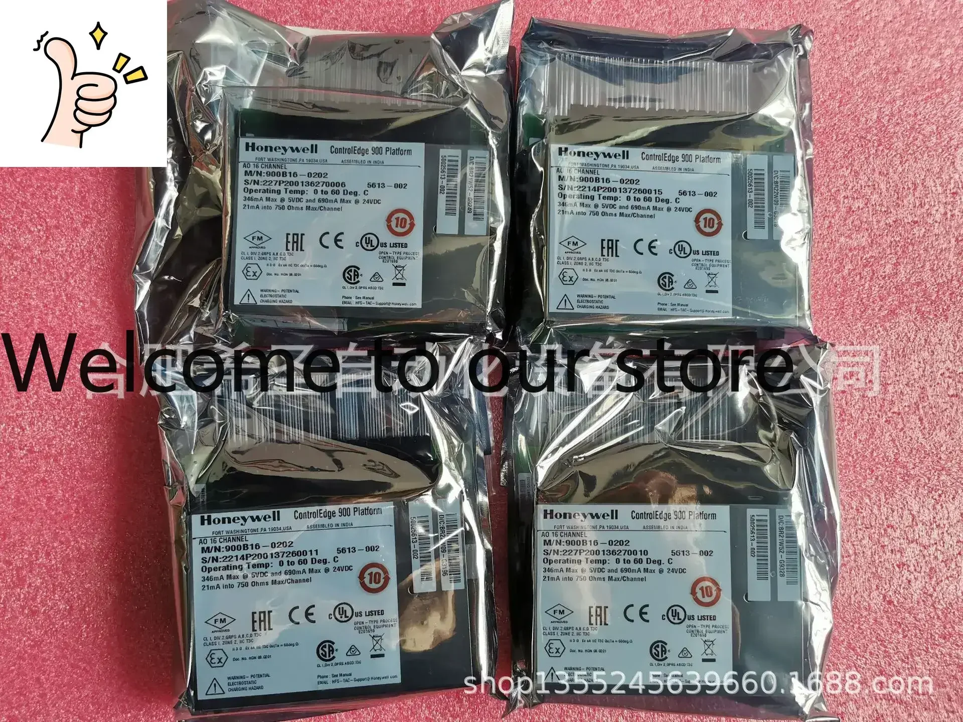 

Аналоговая выходная плата Honeywell HC900 900B16-0202