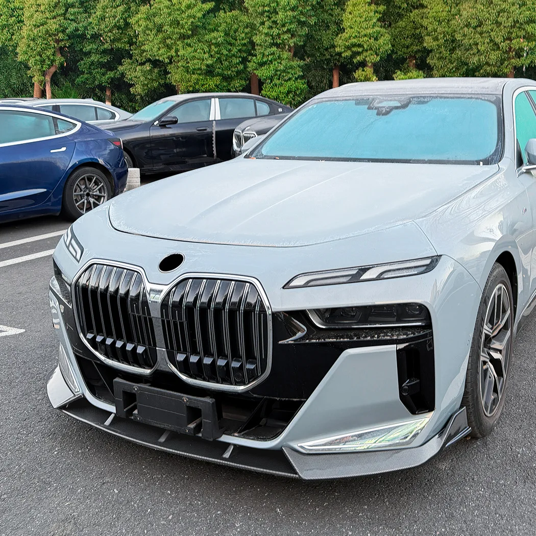 

Для BMW 7 серии i7 G70 G73 M Sport 2023 2024 2025 Автомобильный передний нижний бампер, диффузор, спойлер Canard, комплекты кузова, сплиттер
