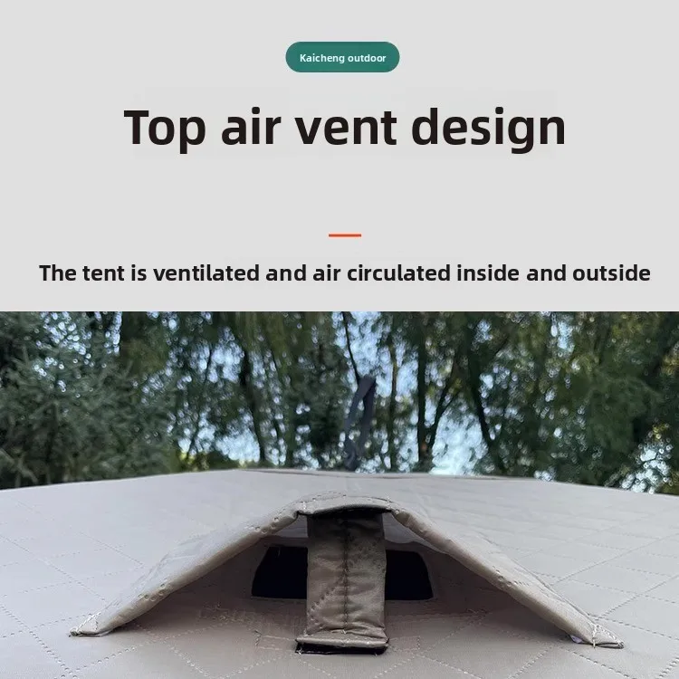 

Kaicheng зимняя хлопковая палатка, утолщенная четыре сезона, теплая палатка соответствующего цвета, 200 г, хлопковая палатка для самостоятельного вождения, кемпинга, ледяной рыбалки