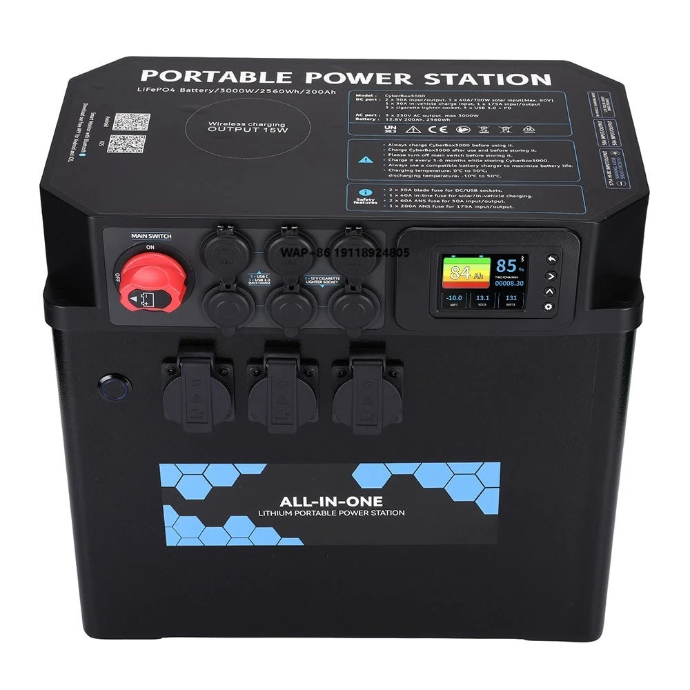 Solar Powered 5000wh Portable 2500w Power Station 20000w Generador Solar 10000 Vatios