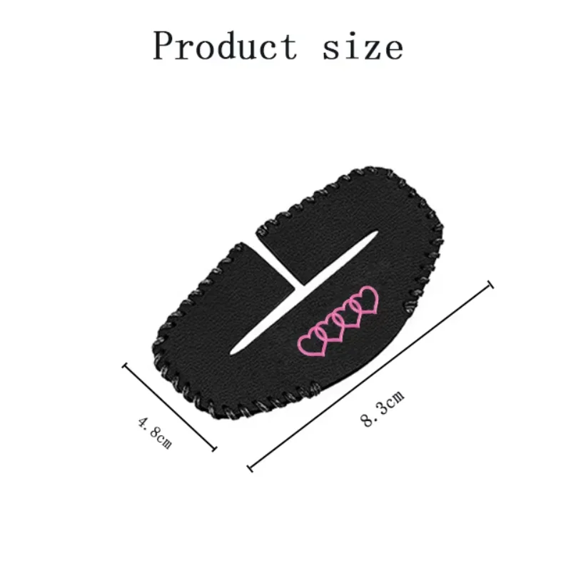 2pcs PU Leather Car Seat Belt Buckle Clip Cover Protector Anti-Scratch Case For AUDI A3 A4 A5 A6 A7 A8 Q2 Q3 Q5 Q7 Q8 RS TT