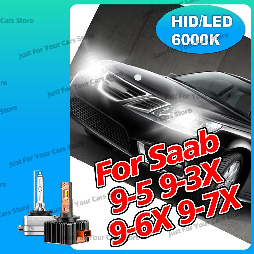 

2x для Saab 9-5 9-3X 2008-2011 9-6X 2004-2006 9-7X 2005-2009 Авто фары D1 D1S Ксеноновые HID/светодиодные фары Лампы 6000K 12V DC