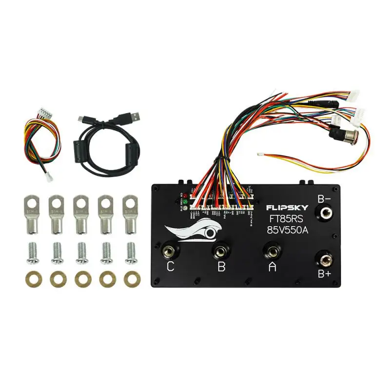 

Flipsky FT85RS 85V 550A с алюминиевым корпусом, поддержкой ШИМ-контроля с регулируемой частотой и тормозным сигналом NON-VESC для Ebike Esk8