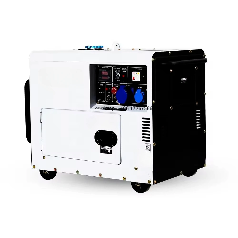 Nice Price 10kva Silent Type 10 Kva Generador De Electricidad 8kw Generator Ats Switch Automatic Transfer