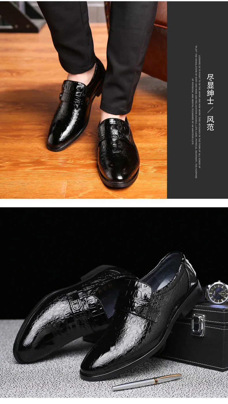 Formale Business-Oxford-Schuhe für Herren, klassische Leder-Kleiderschuhe für Hochzeit und Büro – Detail 28