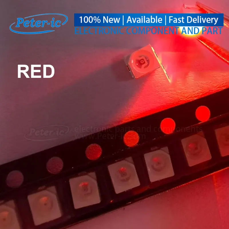 (100 Stuks) 3528 1210 Smd Led Diodes Rood Oranje Geel Groen Licht Blauw Geel-Groen Ijs-Blauw Roze Wit Waarschuwen-Wit Paars 1.8-3.4V