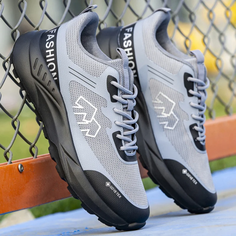 

Men Mesh Breathable Casual Shoes Lightweight Soft Soled Trendy Versatile Outdoor Sports Sneakers