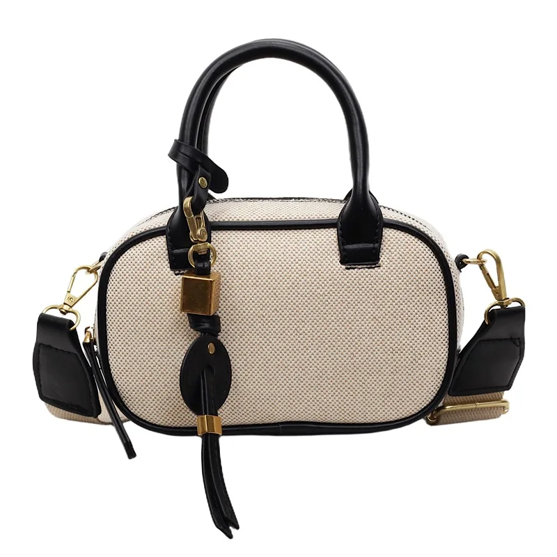 

2025 Women's Shoulder Bag, Minimalist Square Pillow Bag with Wide Strap, Genuine Leather Top Handle Crossbody Purse Handbags