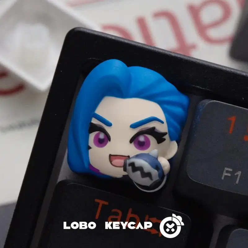 Handmade Keycaps Games Such As Kinks Swords Demons Sallfini Cats Personalized Keycaps Lol Game Peripherals Keycaps