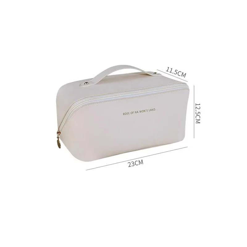 Make-up bag ladies new waterproof large-capacity hand-held make-up brush case portable travel toiletries bag