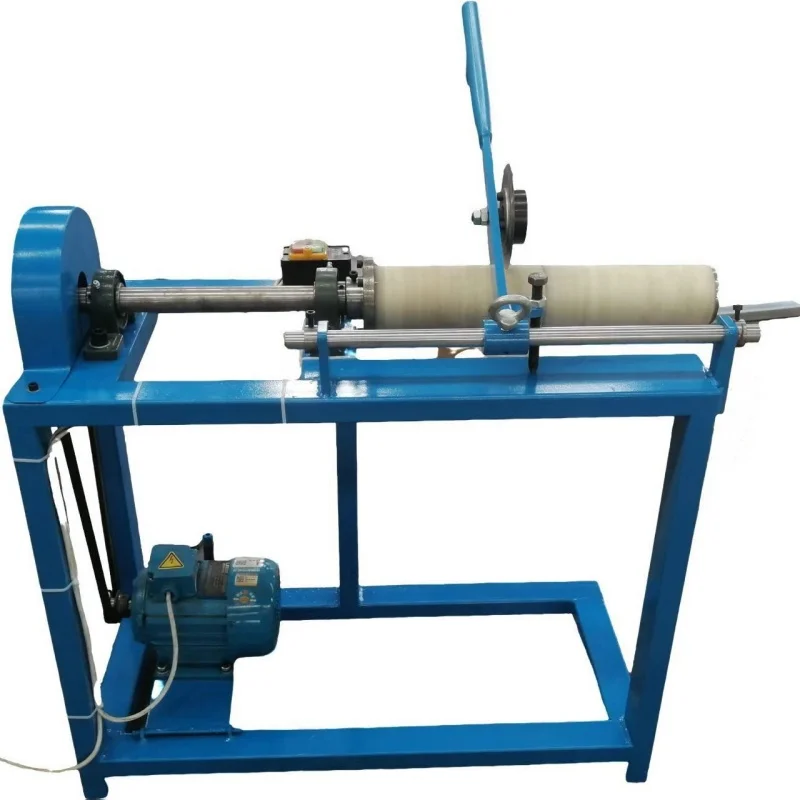 Semi-Automatic Manual Paper Tube Core Cutting Machine Single Knife Paper Pipe Slitter for Tape Film Paper Tube(Customized)