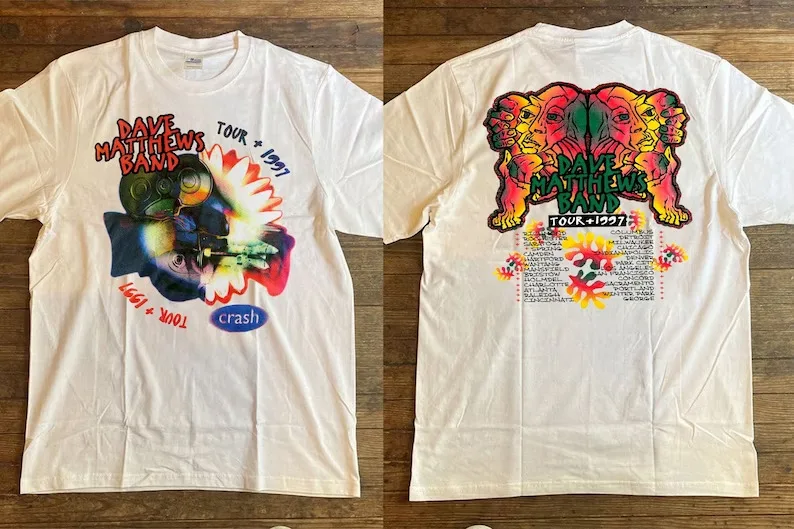 1997 Dave Matthews Band Crash Tour TEE T Shirt S TO 4XL Short Sleeve GC1540