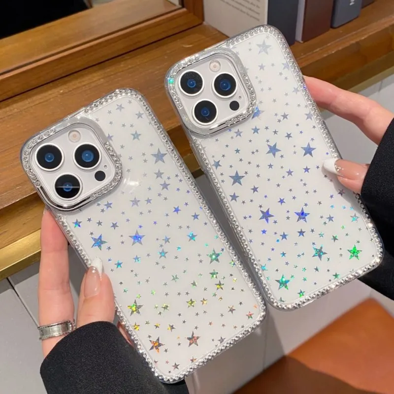 Luxury Bling Glitter Shockproof Phone Case For Samsung Galaxy A10 A11 A12 A13 A14 A15 A16 A17 A20 A21 A22 Soft Protection Cover