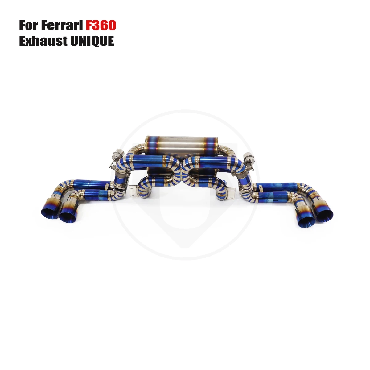 

UNIQUE Designs 2004+ Ferrari F360 3.6L TC4 titanium sports Valved Exhaust System