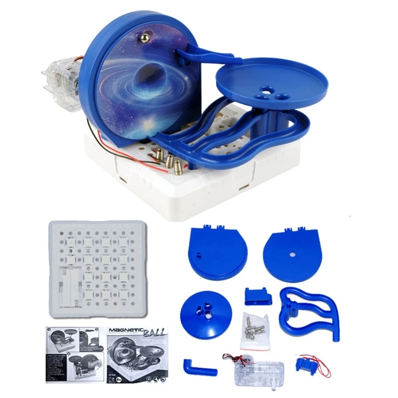DIY Ball Track Science Toy with Modular Sections and Adjustable Slopes for Exploring Ball Speed and Different 15UB