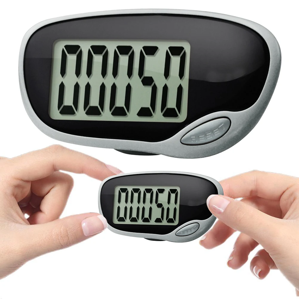 

Walking Pedometer Clip On Step Counter LCD Display Portable Pedometer Electronic Pedometer for Adults Kids Seniors