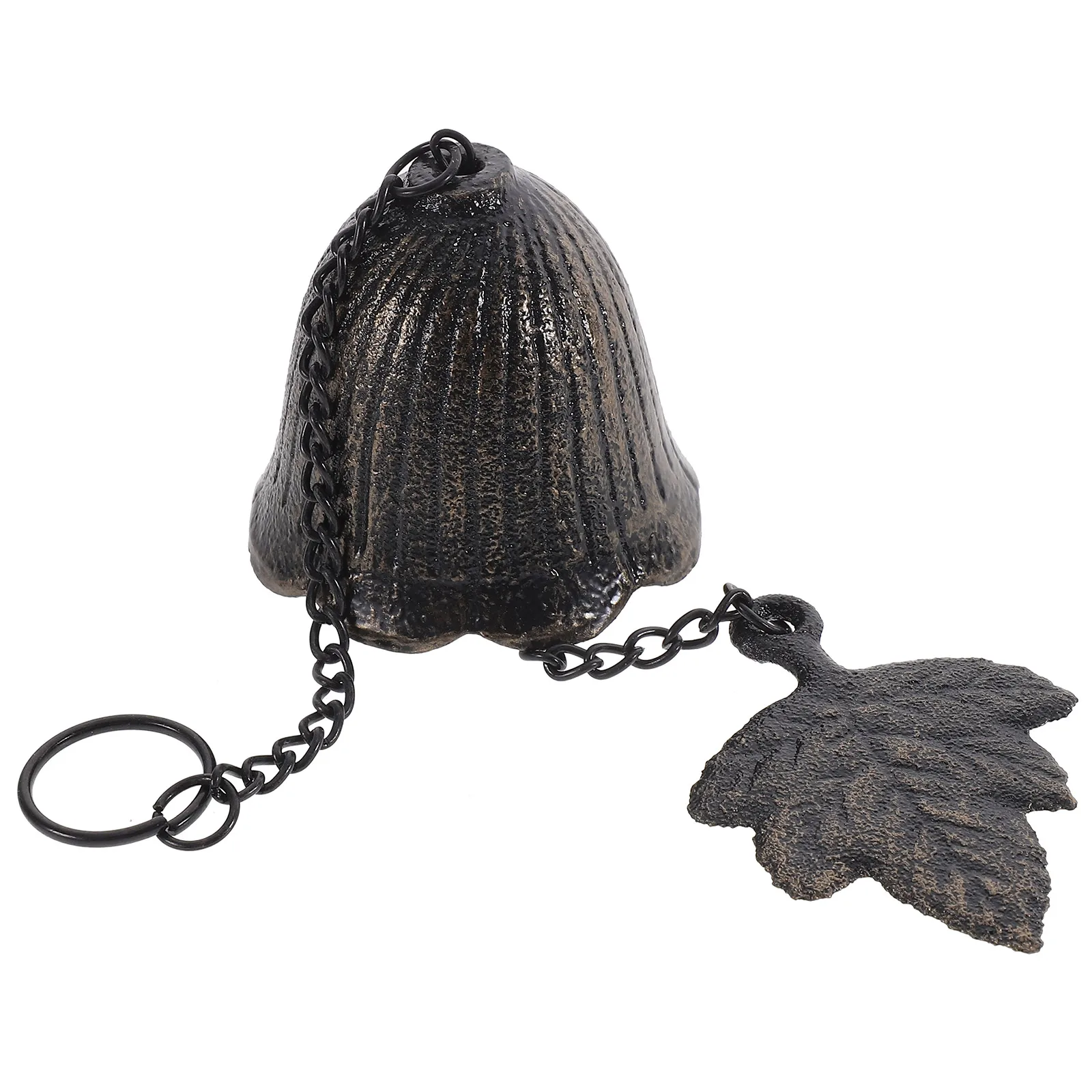 

1pc Retro Cast Iron Wind Chime Doorbell Metal Japanese Vintage Hanging Decorative Bell for Yard Outdoor
