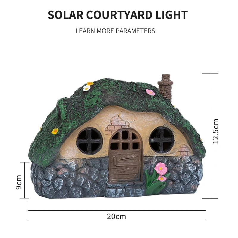 Imagem -06 - Solar Light up Outdoor Garden Statue Figurinhas de Fadas Decorações de Gramado para Quintal Fadas para Casa em Miniatura Presentes