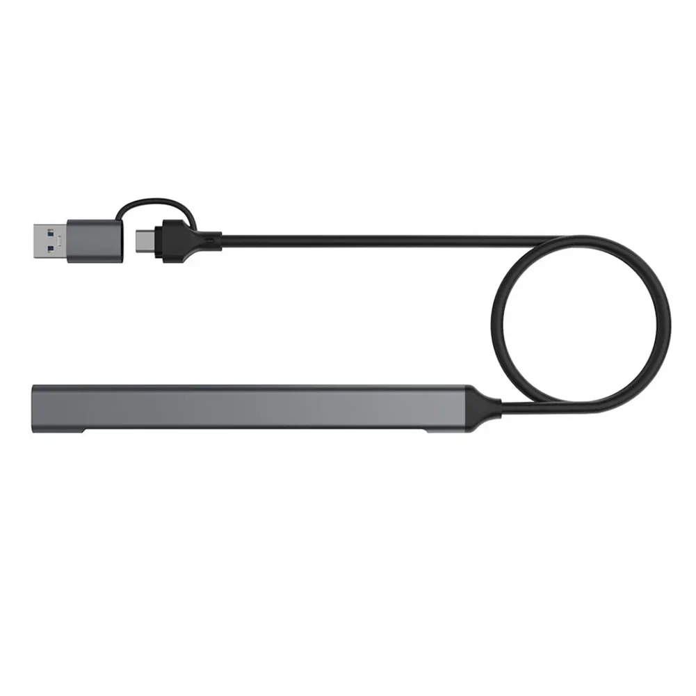 

ZLRLMHY Plug and Play USB 3.0 Hub Portable USB Hub Split Adapter, Suitable for High-speed Transmission of PC 4/7 Ports