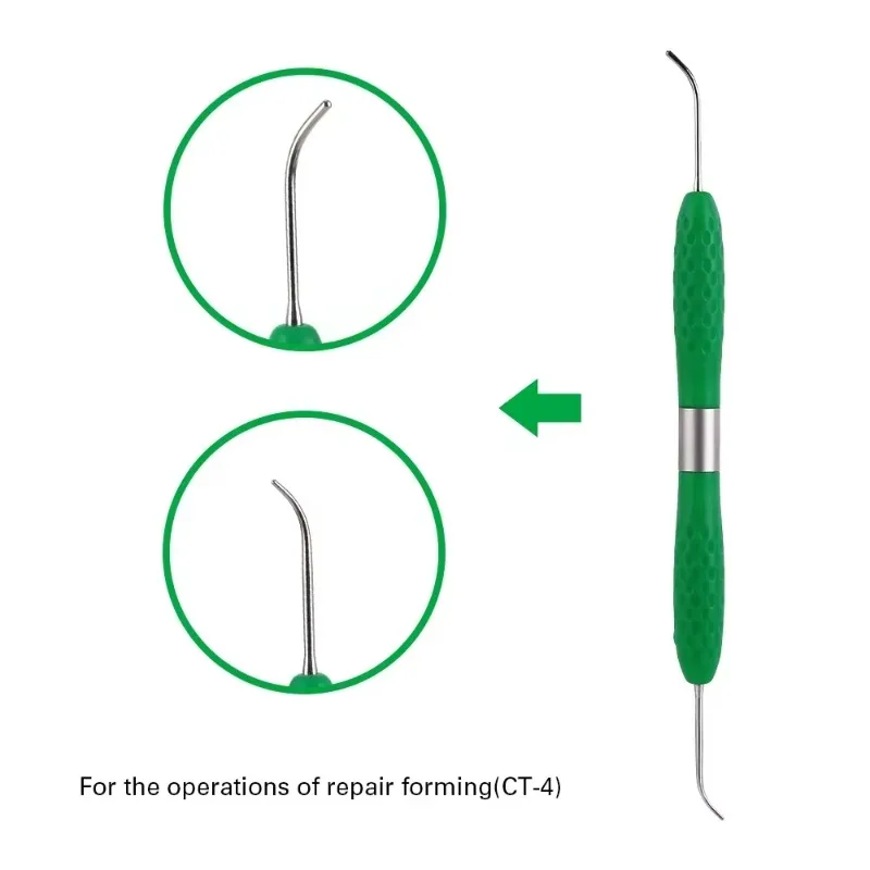 A Set 7pcs Composite Resin Filling Spatula Instruments Aesthetic Restoration Resins Filler Kit Fit for LM