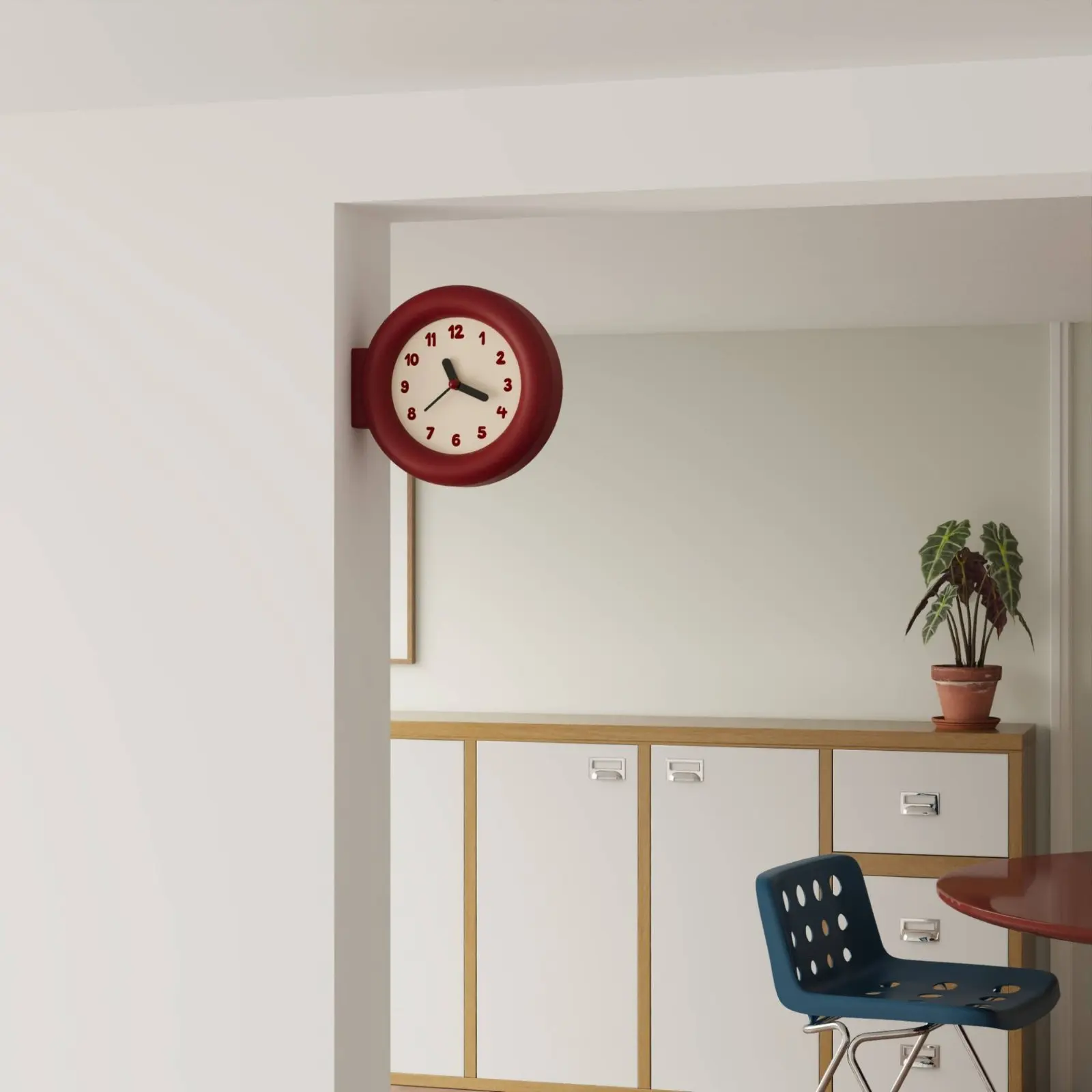 Corner Wall Corner Timepiece Decorative Home Decor