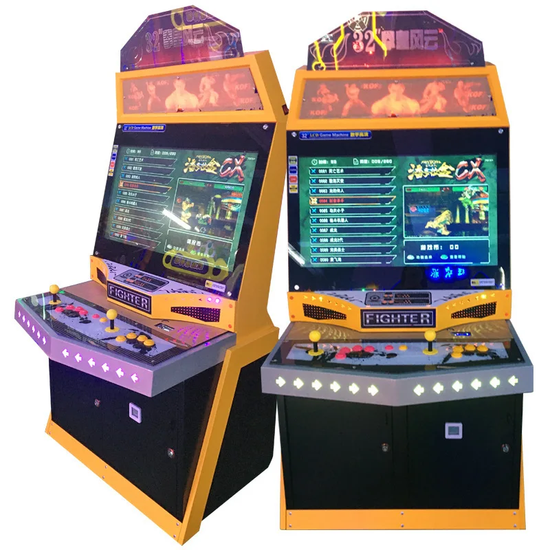Coin Operated 32 Inch Street Basketball Boxing Fighting Upright Cabinet Arcade Video Game Machine English Factory Price Retro