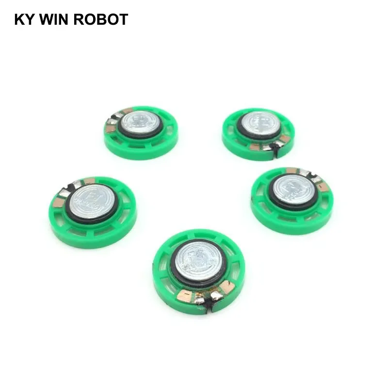 5pcs/lot New Green Ultra-thin Mini Speaker 32 Ohms 0.25 Watt 0.25W 32R Speaker Diameter 27MM 2.7CM Thickness 9MM IC Electronic