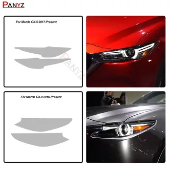2片裝汽車頭燈透明TPU貼紙大燈保護膜,適用於馬自達3 6 CX-3 CX-5 CX-9配件 10 最佳銷售 馬自達2轎車 - №7