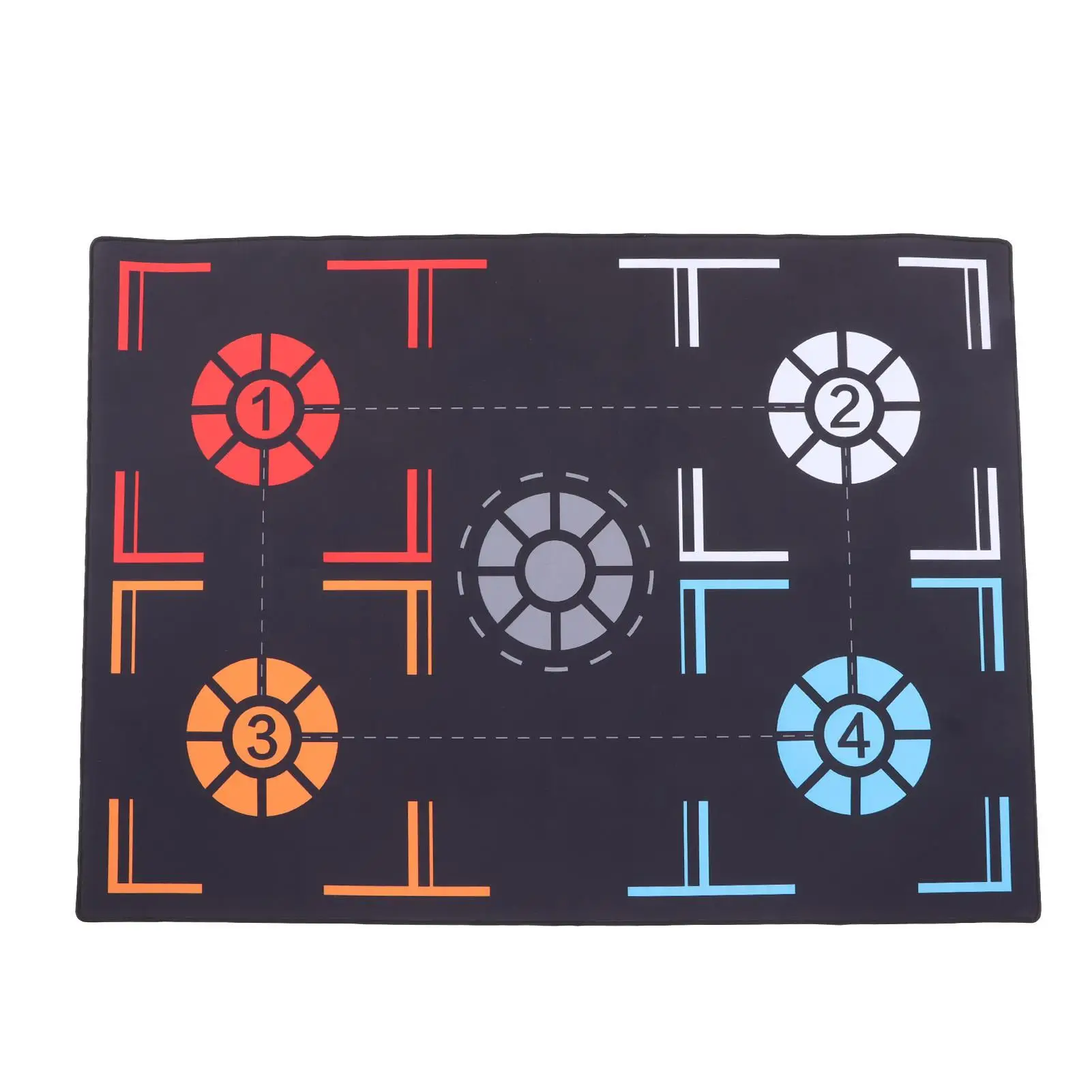 

Basketball Dribbling Training Mat Non Slip 3mm for indoor Footstep Blanket for Skill Improvement