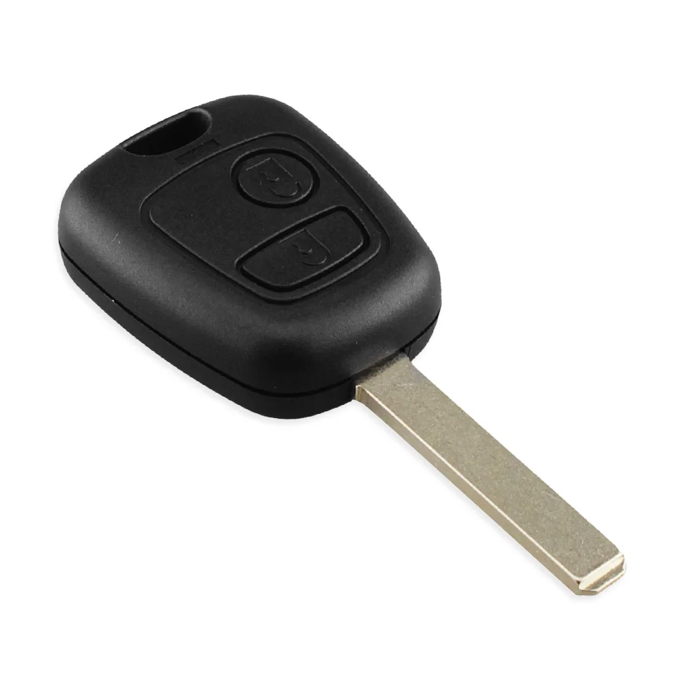 KEYYOU per Peugeot 106 206 306 406 Chiave Borsette 2 Pulsante NE73/VA2/HU83/SX9 Sostituzione della Lama A distanza di Controllo Auto Caso Della