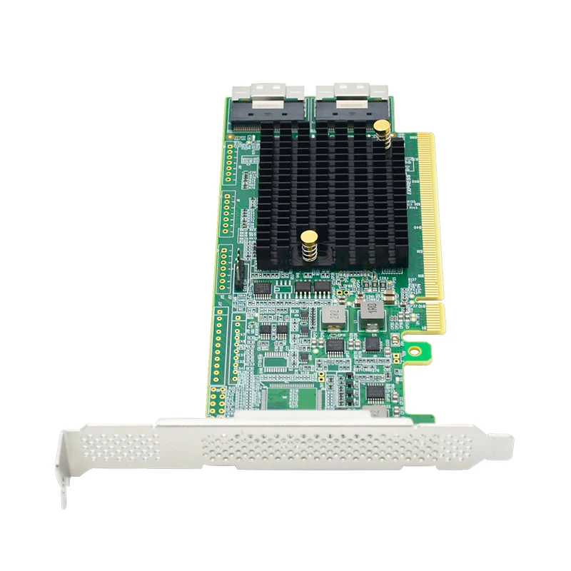 Imagem -04 - Pci Express Retimer Adaptador 4.0x16 a Dois Slimsas Sff8654 8i