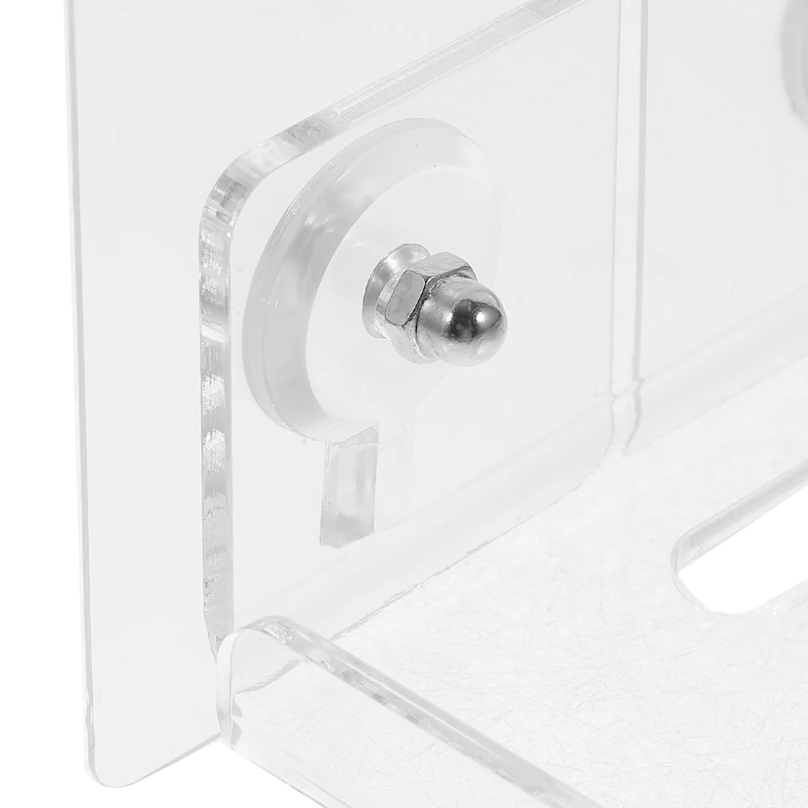 

1Set Indoor Camera Wall Mount Bracket Transparent No Punching Floating Shelf Security Camera Stand Adjustable Wall Holder