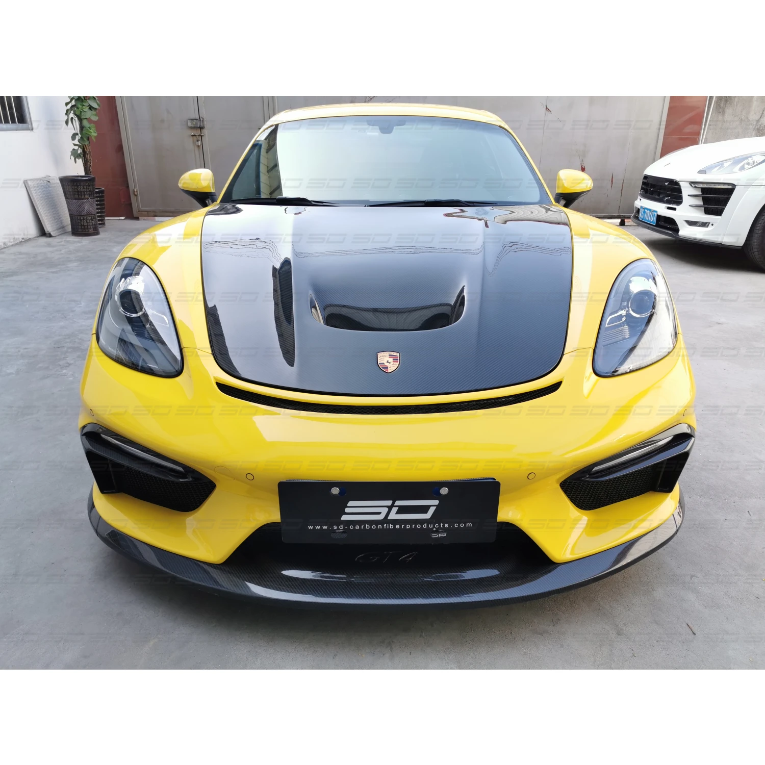 Facelift G Style Dry Carbon Fiber Hood/Bonnet for P-orsche 718