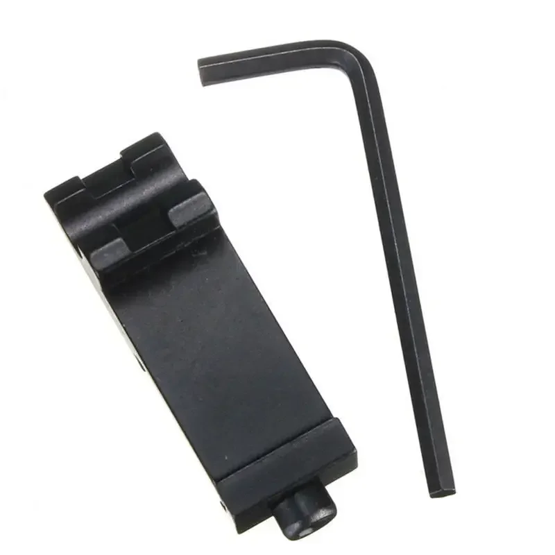 45 Degree Angle Offset Side Mount Adapter RTS 20mm Picatinny Rail Flashlight Laser Scope Light Mount Toy Gun Accessories