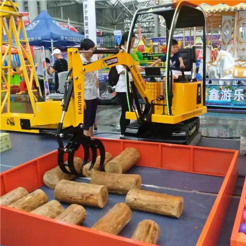 2026Hot Large Outdoor Wood Catcher & Electric Excavator Kids' Science Museum Amusement Park Equipment for Sale