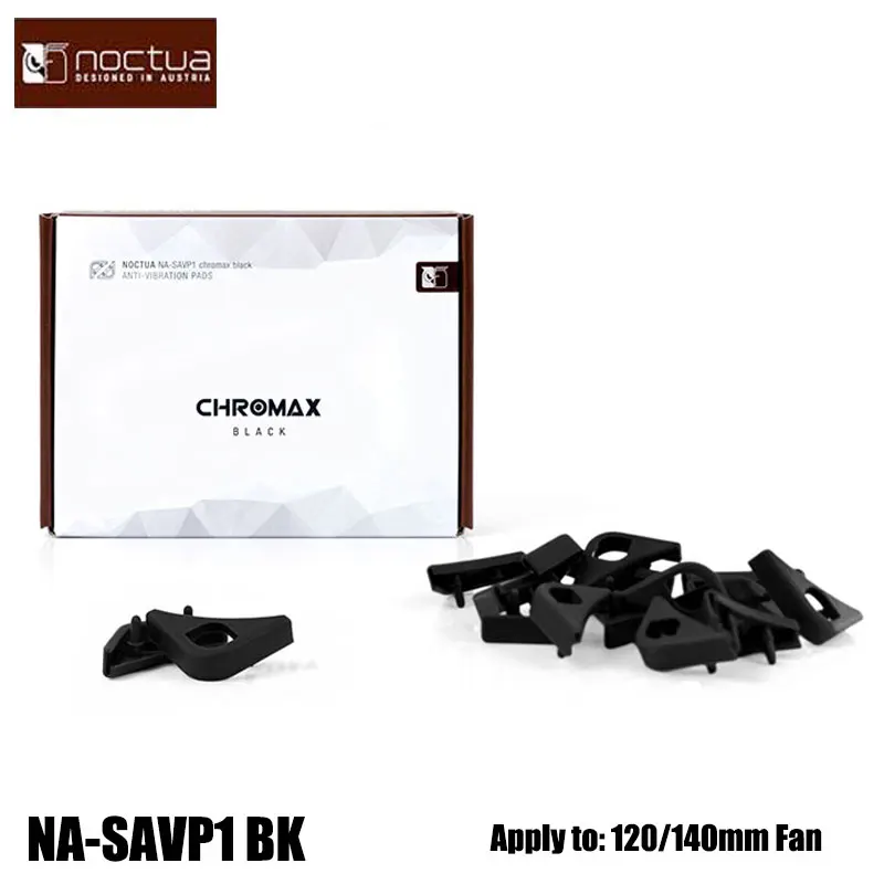 Noctua NA-SAVP1 Chromax Stoßfest Pad Fall Lüfter Silikon Halterung Sound-absorbieren Stoßfest Pad Set