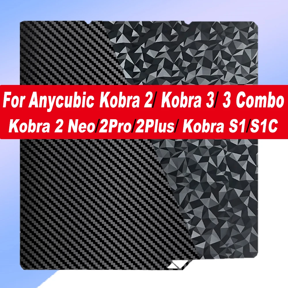 

Smooth PEO PET Sheet for Anycubic Kobra 2, Kobra 3, Kobra S1, Kobra 2 Neo/Pro/Plus, Kobra 3 Combo Build Plate Double-Sided Bed