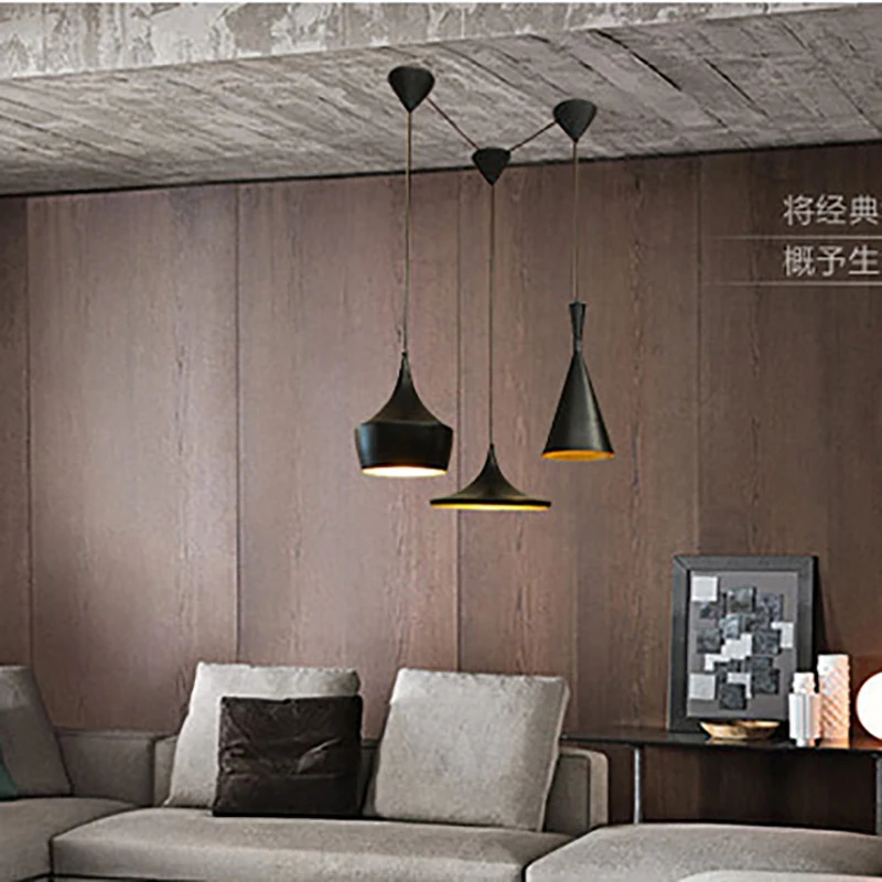 

Лофт Ретро Индустриальный Бар Ресторан Люстра Скандинавское Простое Искусство Креативное Железное Искусство Черная Люстра Декор Интерьера Освещение Горячее